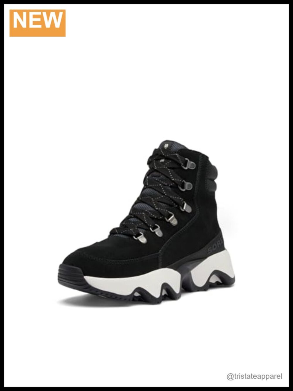 Women's Waterproof Suede Snow Boots 100g Insulation Lace-Up Winter
